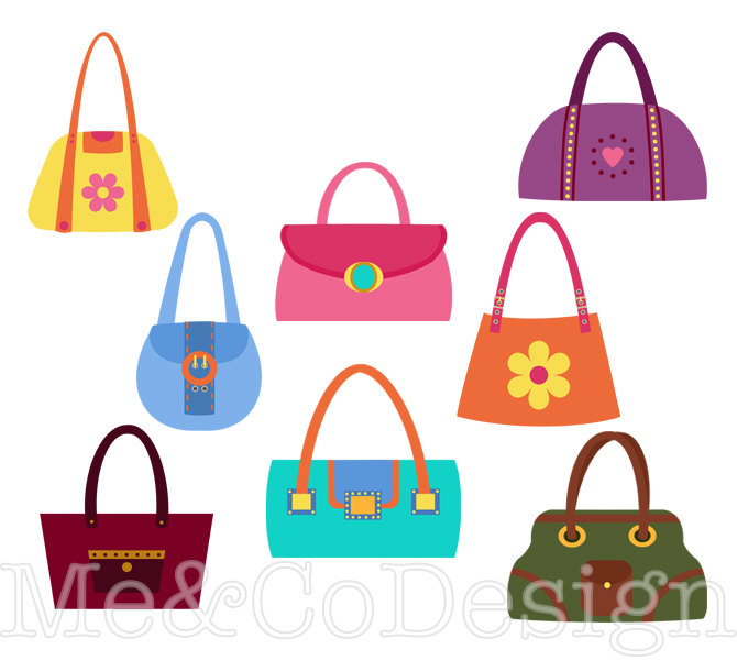 670x600 Handbag Clipart Fun Pretty Clipart Retro Accessory Clipart