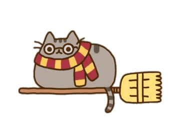 350x275 Pusheen Harry Potter Transparent Png