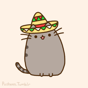 300x300 Pusheen The Cat On We Heart It Visual Bookmark