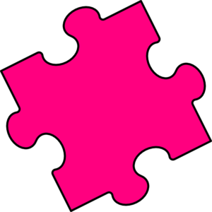 300x300 Pink Puzzle Piece Clip Art Clipart Panda