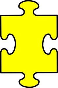 198x297 Puzzle Piece Yellow Clip Art Clipart Panda