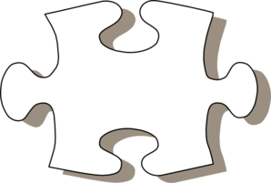298x201 Collection Of Puzzle Piece Clipart Black And White High