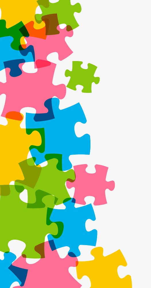 526x1000 Unusual Inspiration Ideas Puzzle Pieces Clipart Color Png Image