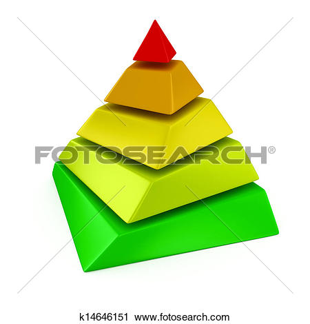 450x470 Pyramid Clipart Layered