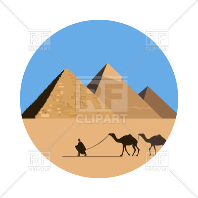 400x400 Egypt Pyramid Icon With Camelcade