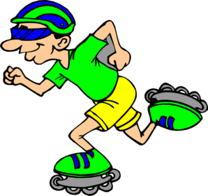 298x282 Free Rollerskating Clipart