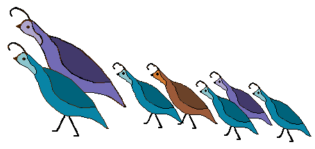 454x215 Quail Clip Art