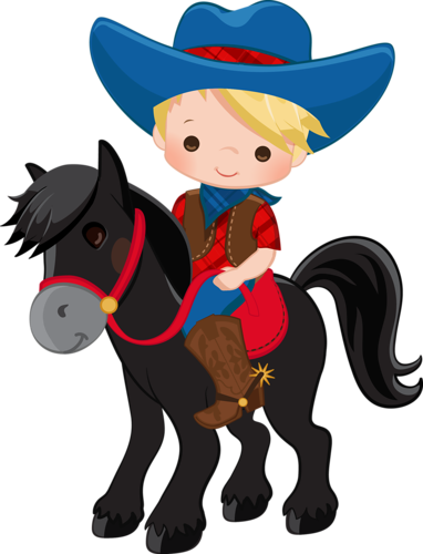 382x500 Horse Riding Clipart Cowboy Kid