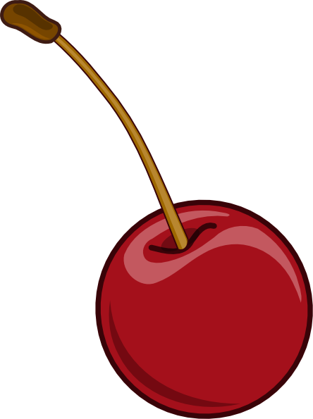 444x595 Cliparts Red Cherry Clipart