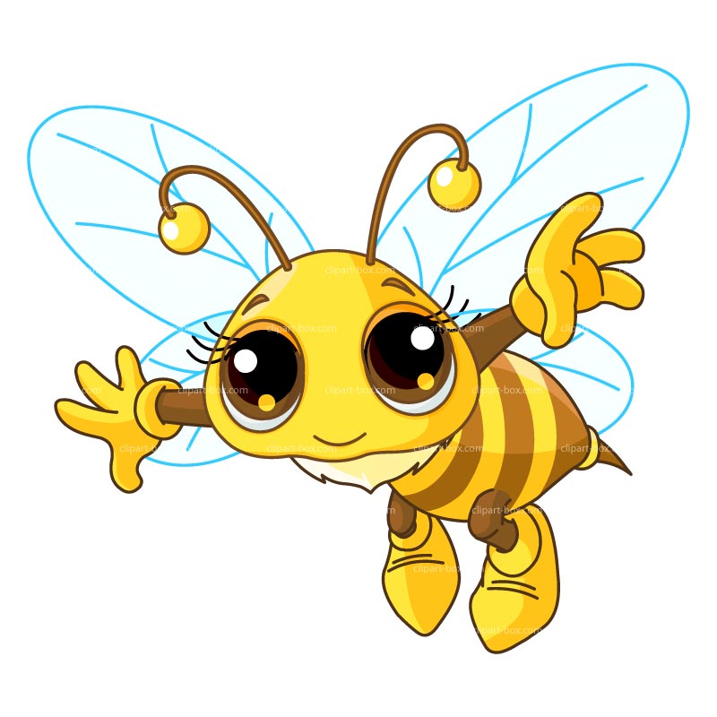 800x800 Image Of Flying Bee Clipart