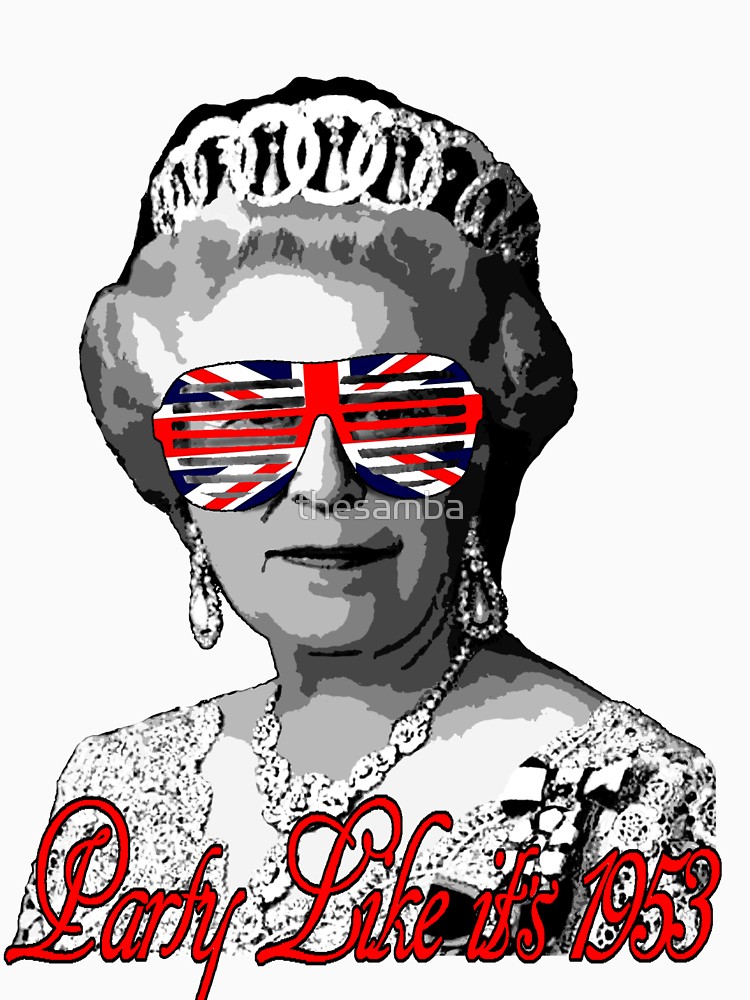 750x1000 Queen Elizabeth Ii Unisex T Shirt By Thesamba Redbubble