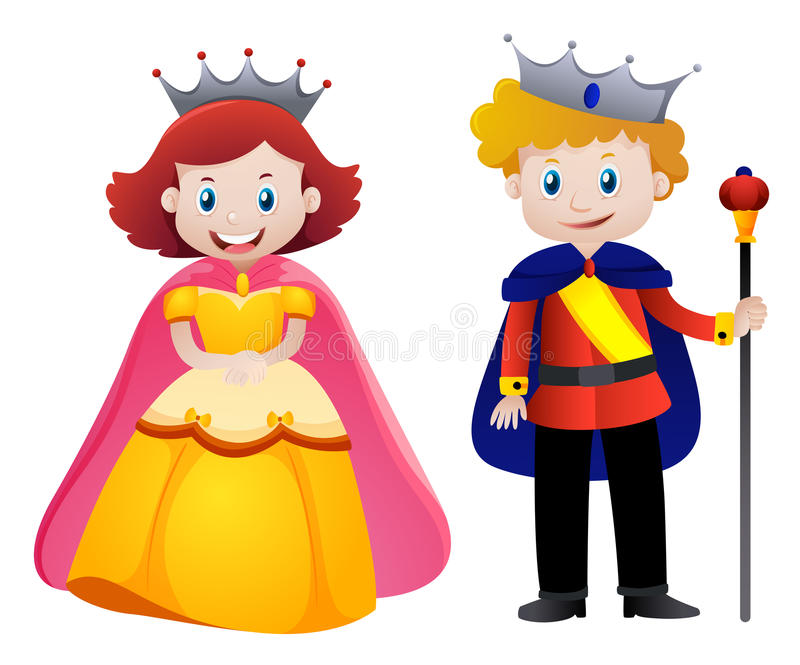 800x665 King And Queen Clipart Happy King And Queen Stock Vector