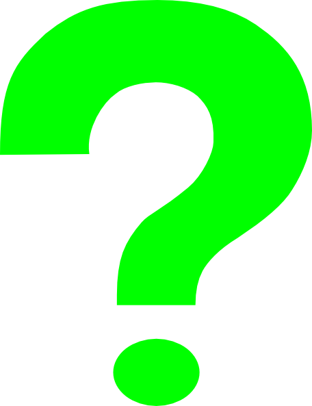 456x593 Green Question Mark Clip Art