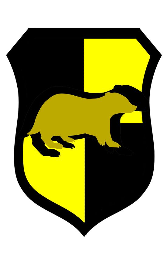 550x850 Badger Clipart Hufflepuff