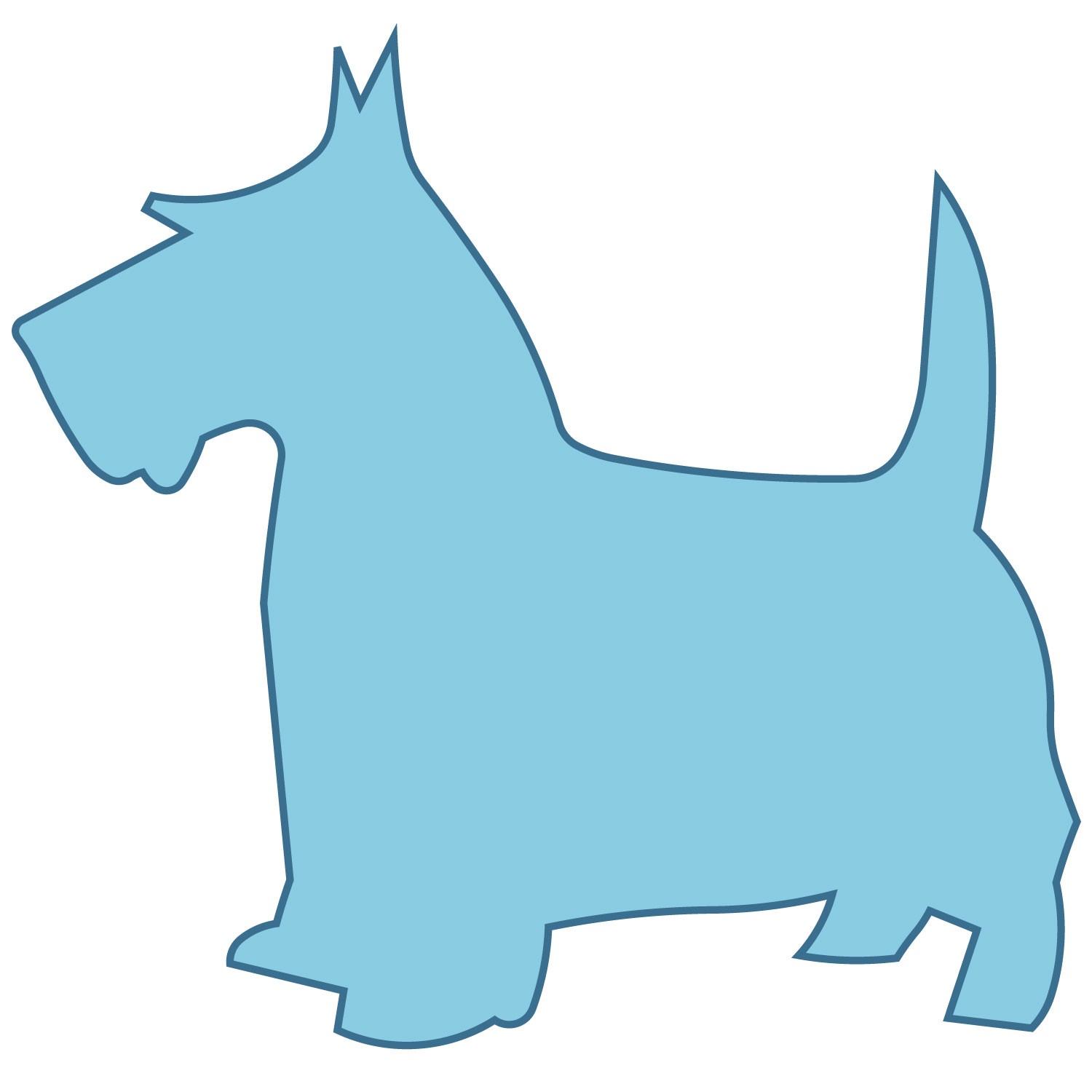 1500x1500 Collection Of Scottie Dog Clipart Free High Quality, Free