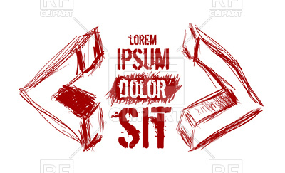 400x243 Drawn Quote Royalty Free Vector Clip Art Image