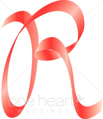 336x388 Letter R Clipart Pink Ribbon Alphabet