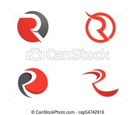 450x379 R Letter Logo Icon Design Template Vector Illustration Vector Clip