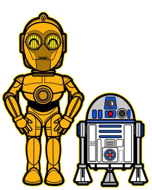 500x625 Kawaii C3 Po And R2 D2 A Long Time Ago In A Galaxy Far Away