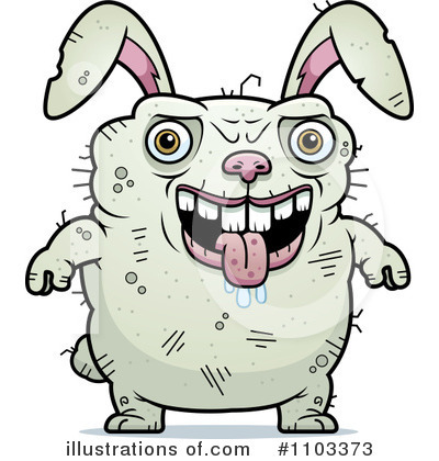 400x420 Ugly Rabbit Clipart