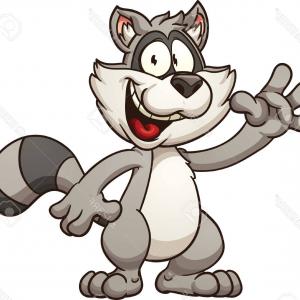 300x300 Lovers Cartoon Raccoons Vector Clipart Geekchicpro