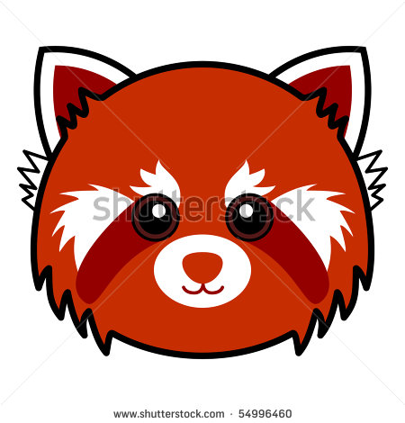 450x470 Red Panda Clip Art