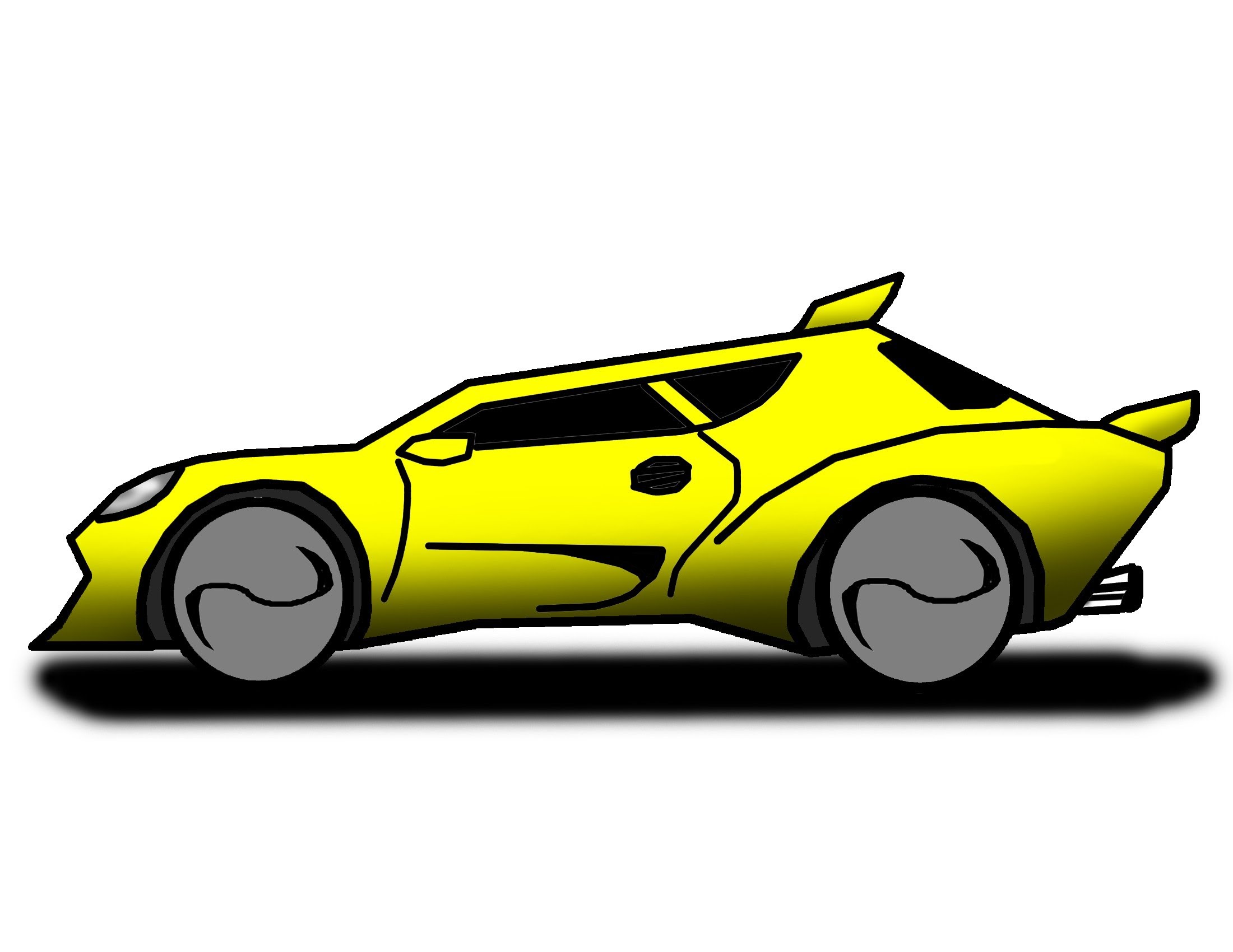 2200x1700 Cartoon Race Car