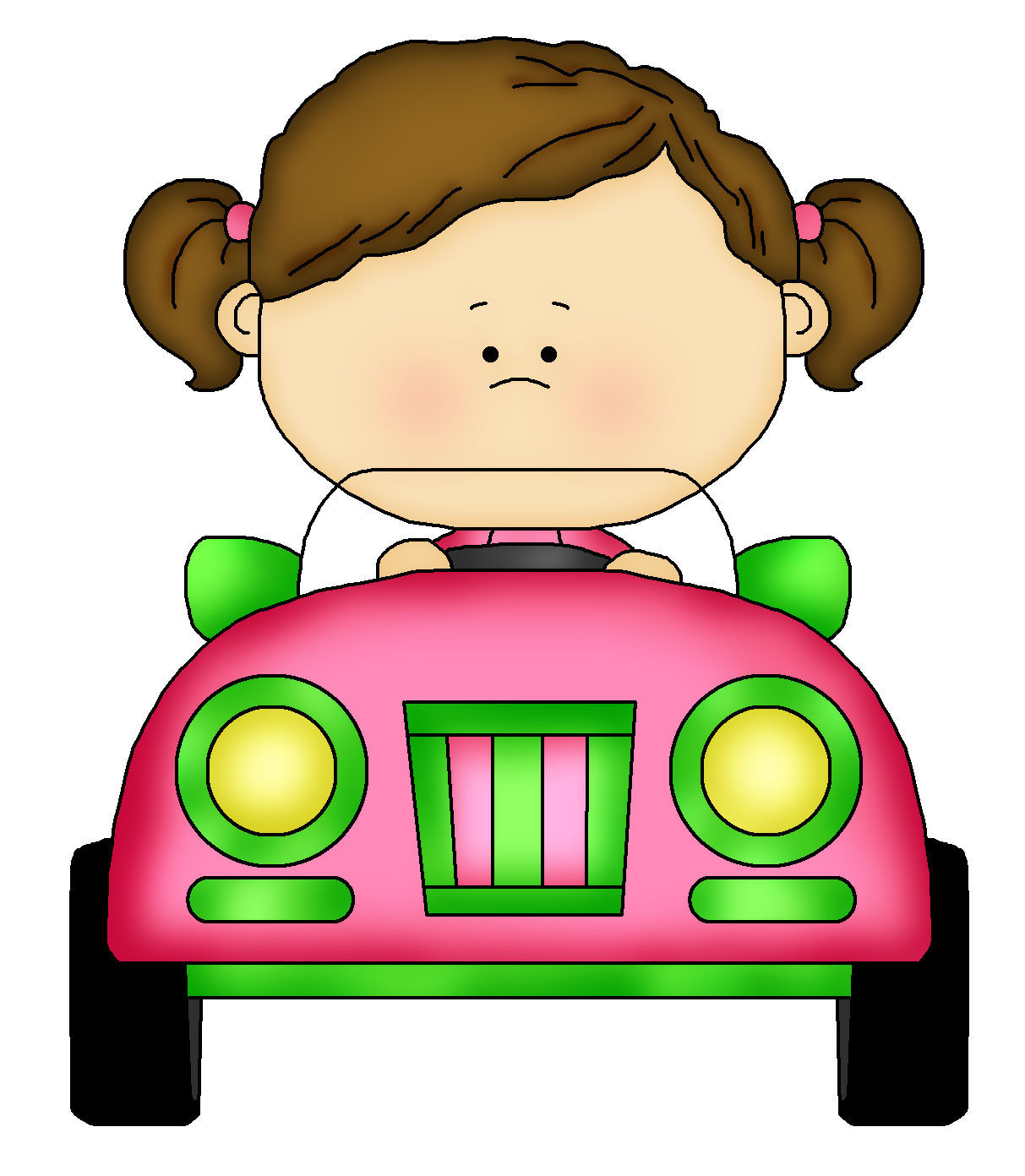 1213x1392 Girls In Car Clipart Collection
