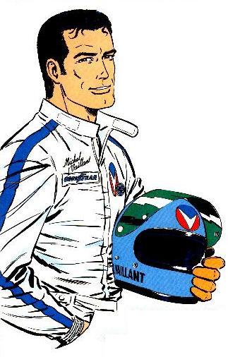 323x506 Cartoon Race Car Driver