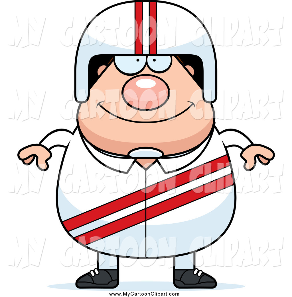 1024x1044 Clip Art Of A Happy Race Car Driver In His Uniform By Cory Thoman