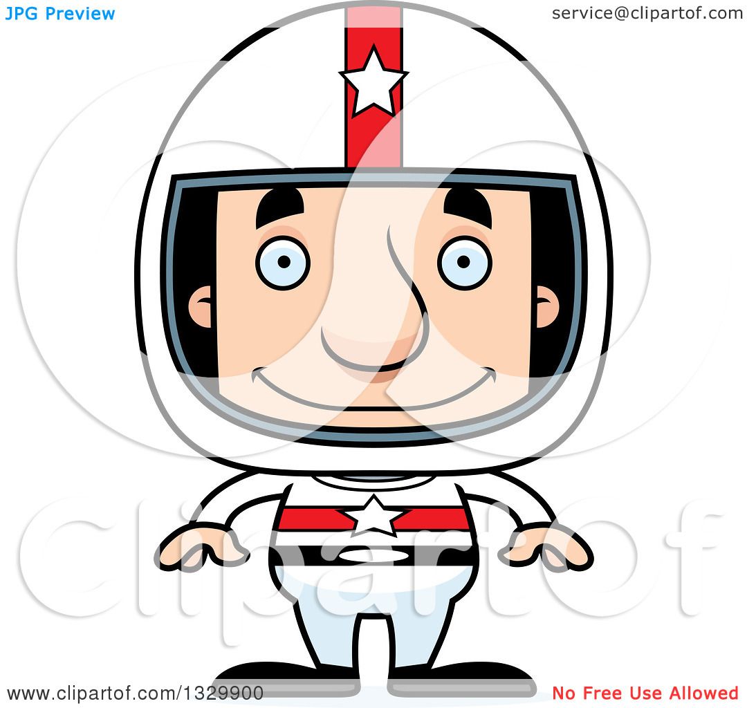 1080x1024 Clipart Of A Cartoon Happy Block Headed White Man Race Car Driver