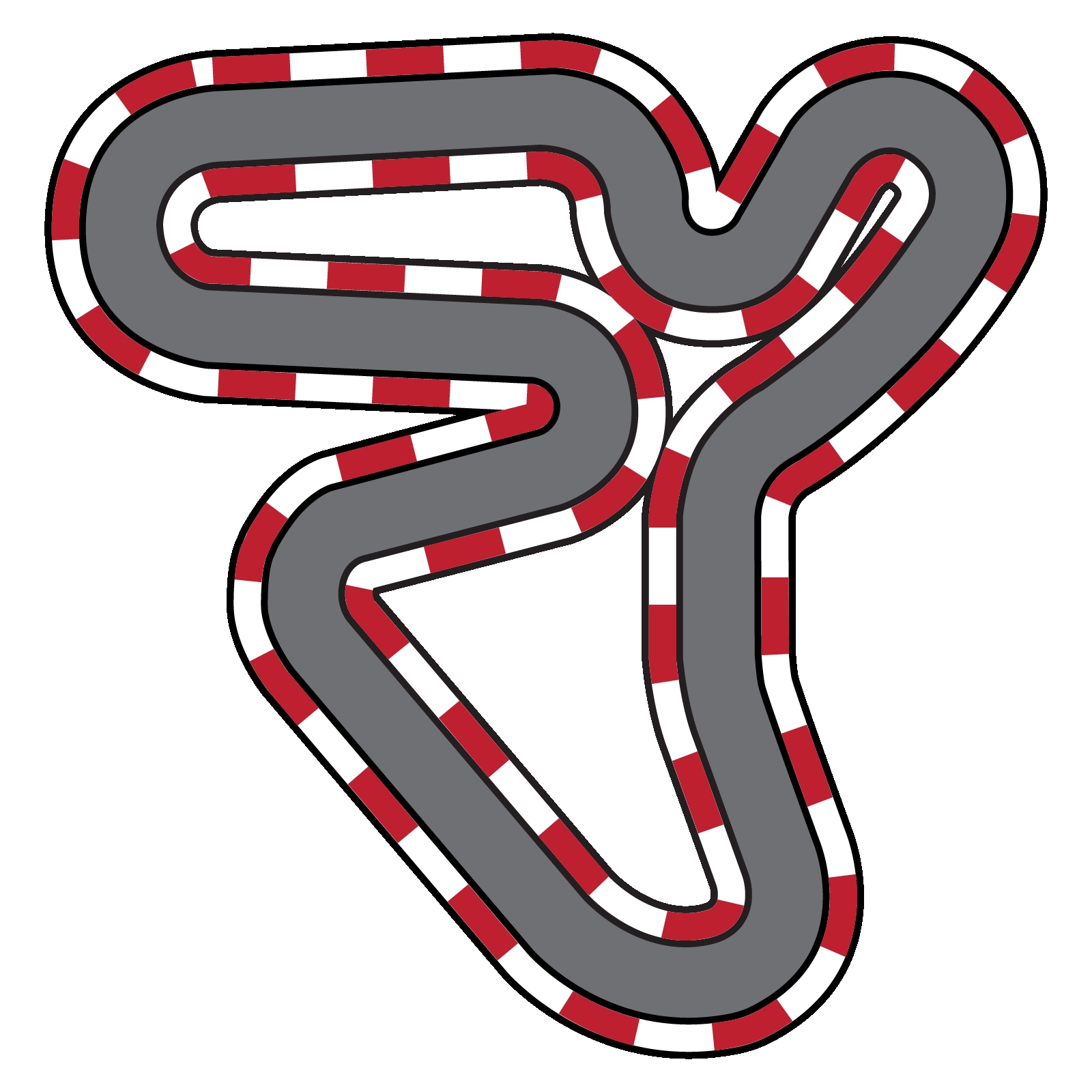 1600x1600 New Race Track Clipart Design