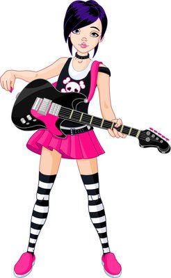 246x400 Pin By Rachel Bryson On Girls With Guitars Cartoon Girls