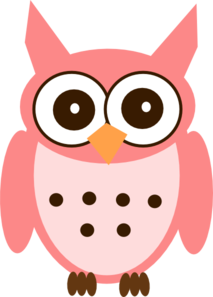 213x297 Pink And Brown Owl Clip Art