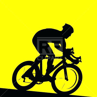 400x400 Cyclist Clip Art Racing Cyclist Download Royalty Free Vector