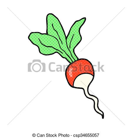 449x470 Freehand Drawn Cartoon Radish Clipart Vector