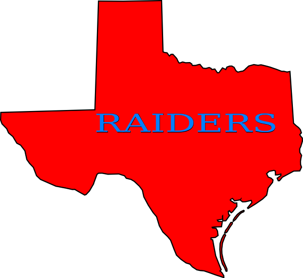 600x551 Texas Raiders Clip Art