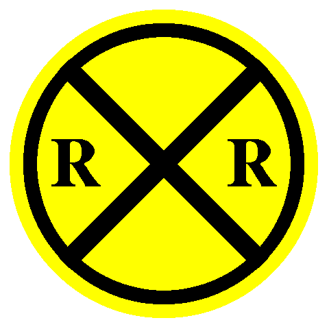 480x480 Railroad Crossing Clipart