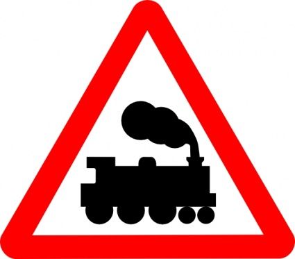 425x373 Railroad Tracks Clipart Train Symbol