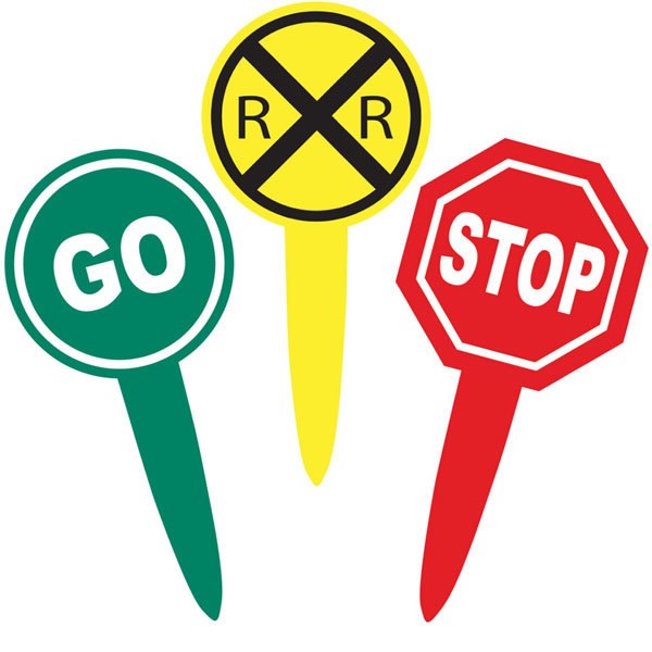 600x600 Railroad Crossing Cupcake Picks (24)