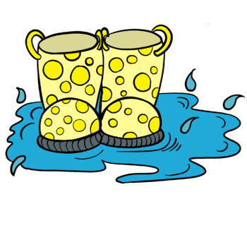 350x350 Raindrops, Happy Raindrops, Umbrellas And Rain Boots Clipart Tpt