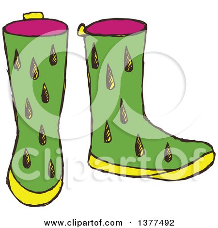 450x470 Royalty Free (Rf) Clipart Of Rubber Boots, Illustrations, Vector