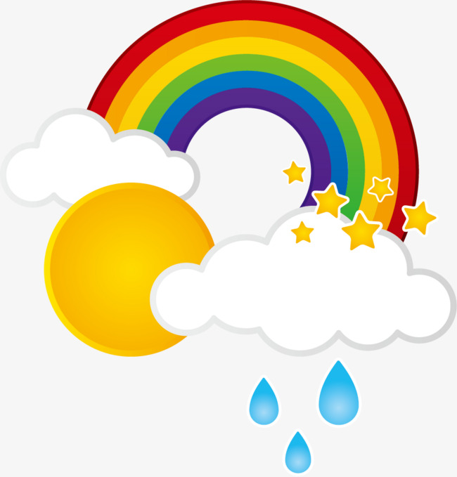650x679 Rain Clouds Rainbow Sun, Sun, Rainbow, Cloud Png Image And Clipart