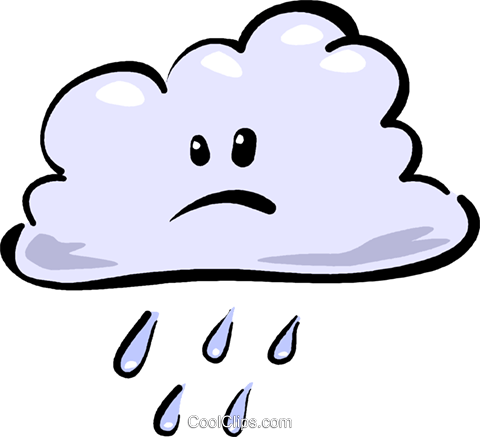 480x437 Rain Cloud Royalty Free Vector Clip Art Illustration Vc016114