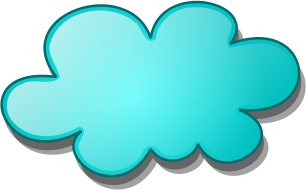 306x190 Simple Cloud Clipart Images