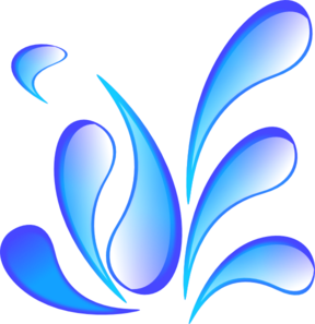 288x297 Blue Water Clipart Rain Droplet