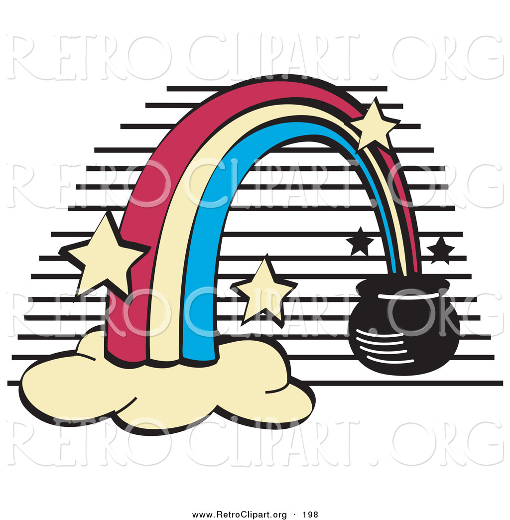 1024x1044 Retro Clipart Of A Pot Of Gold