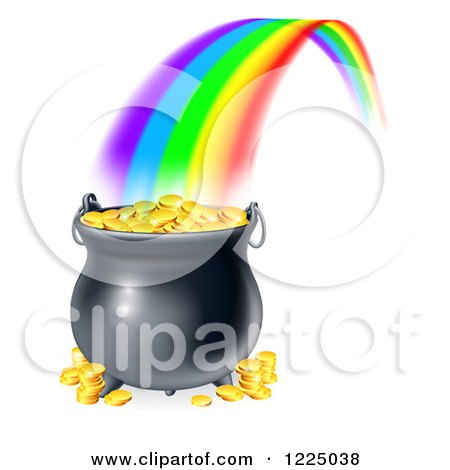 450x470 Royalty Free (Rf) Pot Of Gold Clipart, Illustrations, Vector