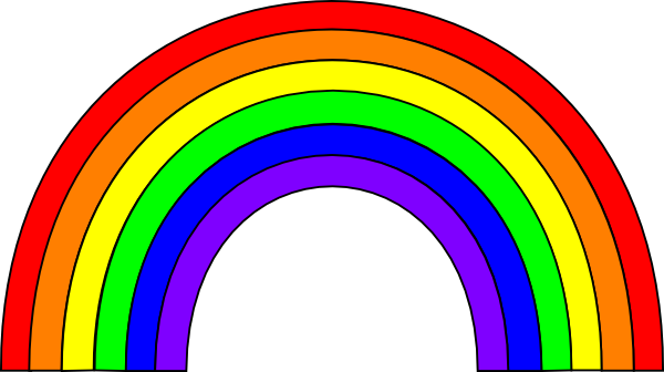 600x336 Free Rainbow Clipart