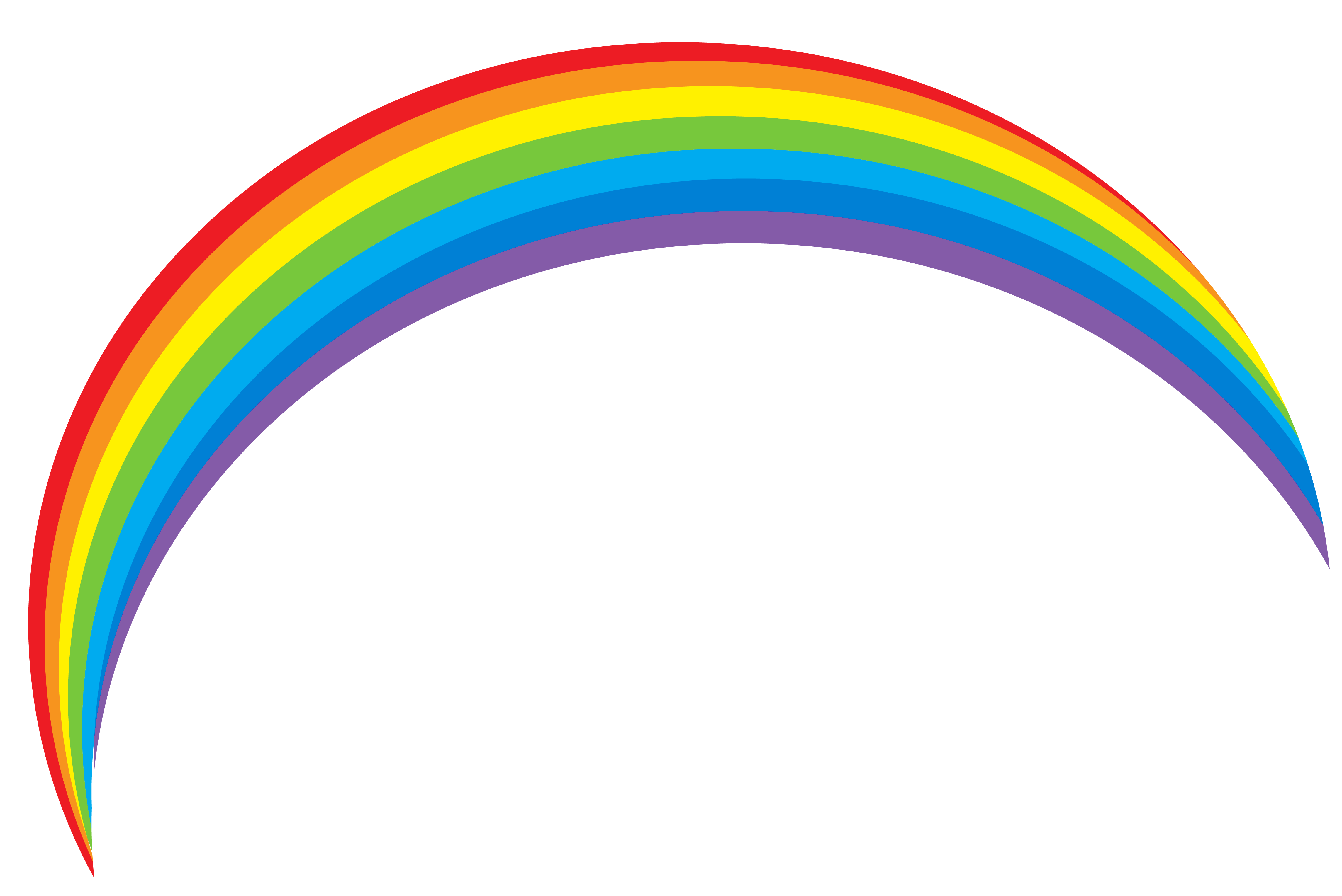 4577x3058 Rainbow Clipart Transparent Background